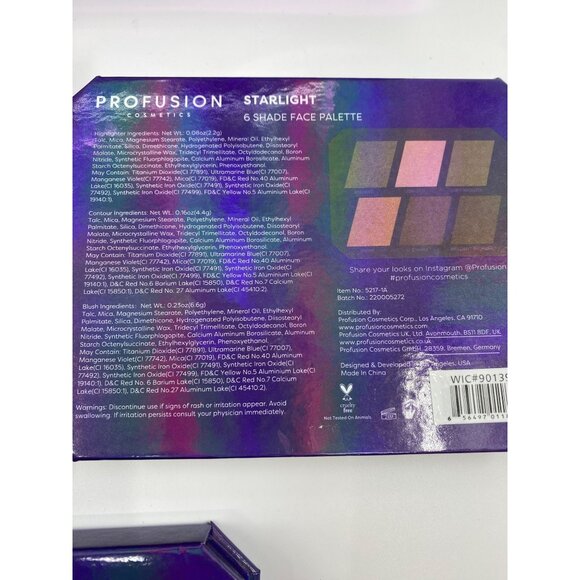 New PROFUSION Hightlighter Cheek Face Eye Makeup Set - Picture 6 of 9